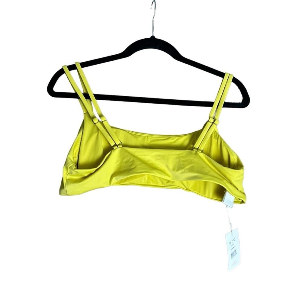 NWT Andie Swim‎ The Rockaway Top Yellow Bikini Size XL - Picture 2 of 5